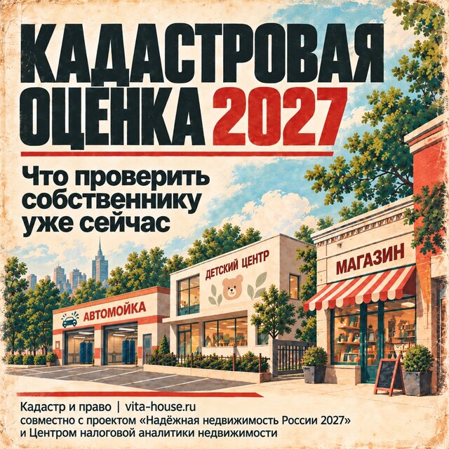 Кадастровая оценка недвижимости в 2027 году: что собственнику стоит проверить уже сейчас