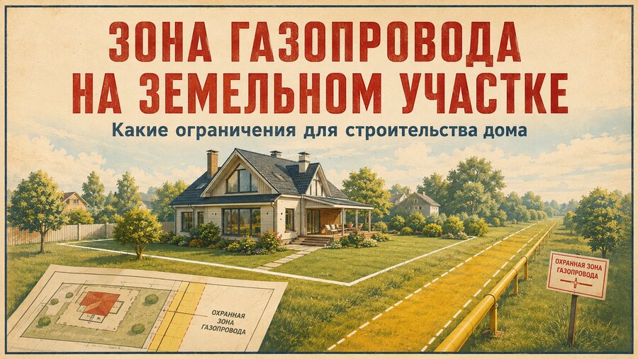Зона газопровода на земельном участке: какие ограничения для строительства дома