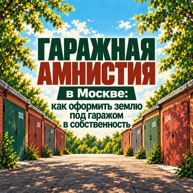 Гаражная амнистия в Москве: как оформить землю под гаражом в собственность