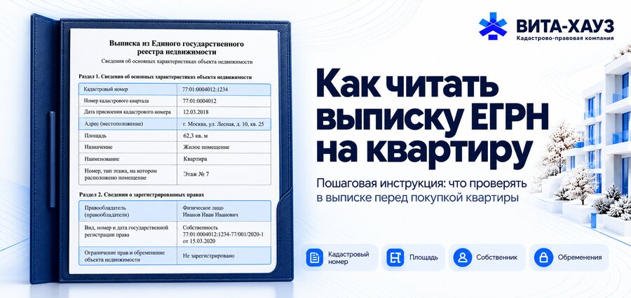 Как читать выписку ЕГРН на квартиру: подробная инструкция