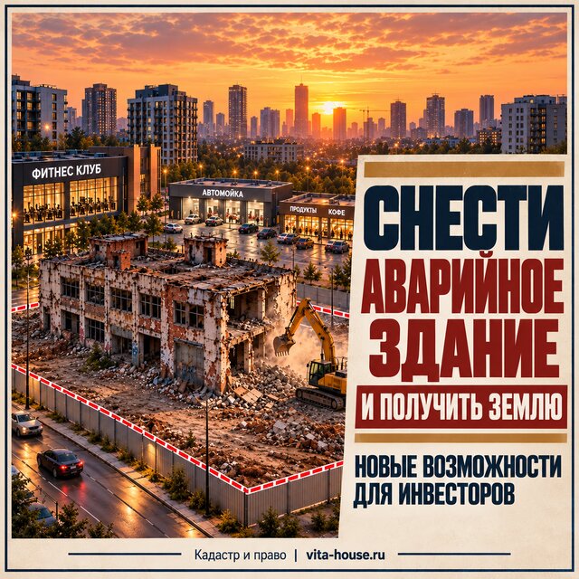 Земля с аварийным зданием: Росреестр предлагает новые правила аренды