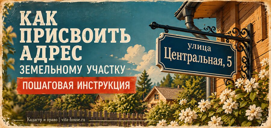 Как присвоить адрес земельному участку: пошаговая инструкция