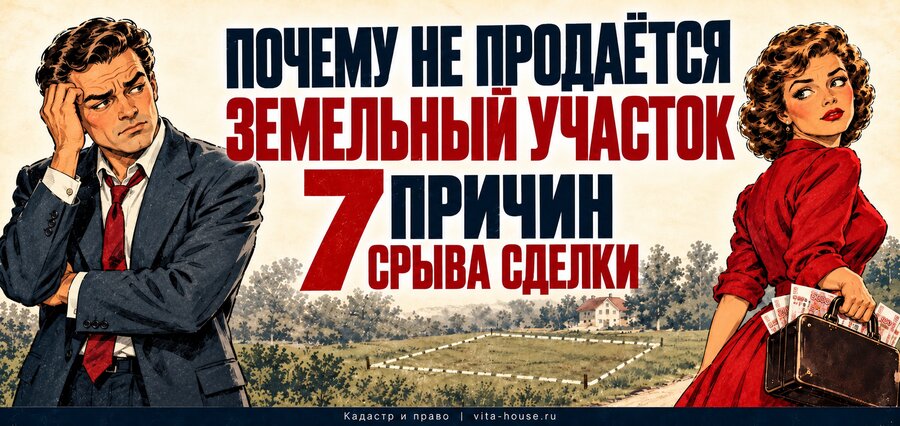Почему не продаётся земельный участок: 7 причин срыва сделки
