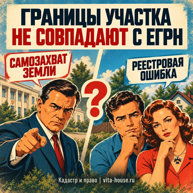 Границы участка не совпадают с ЕГРН: самозахват земли или реестровая ошибка?