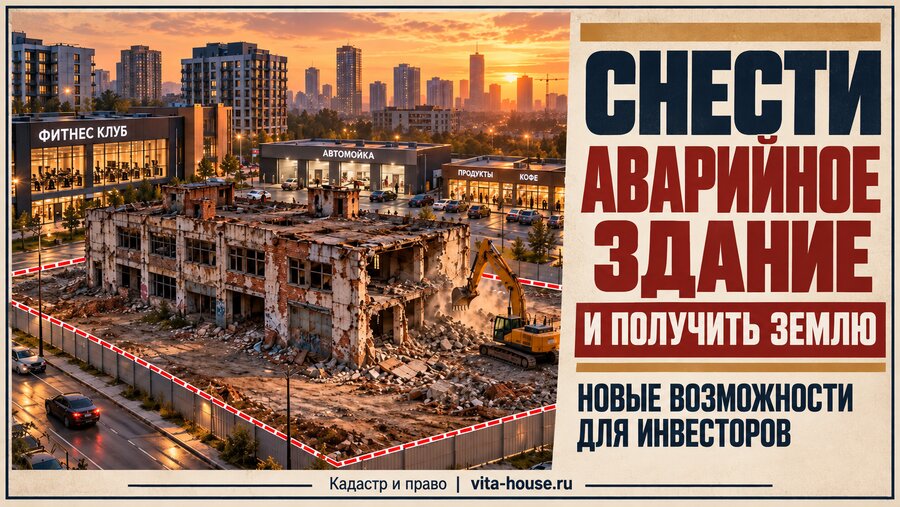 Земля с аварийным зданием: Росреестр предлагает новые правила аренды